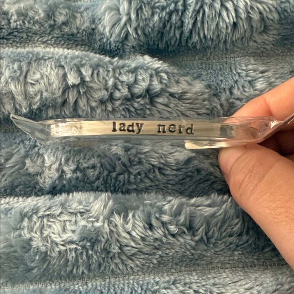 Silver Lady Nerd Bangle Bracelet